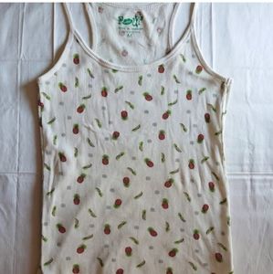 Racerback pineapple tank